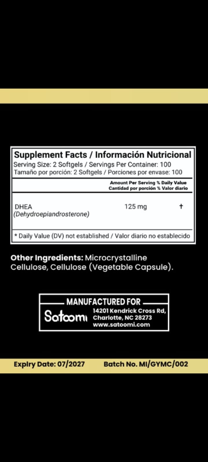 Miniatura 2 de DHEA - SATOOMI